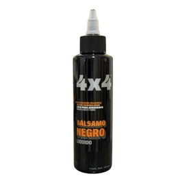 Blsamo Negro Lquido 4x4 Profesional- Pigmento Profesional para Cabello y Barba, Listo para Aergrafo, Larga Durabilidad (135 ml)                       