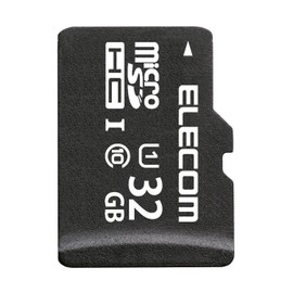 Elecom MF-HCMR032GU11A MicroSDHC Card UHS-I U1 Read Up to 30MB/s JIS Waterproof Protection Class 7 (IPX7) Compliant, 32GB