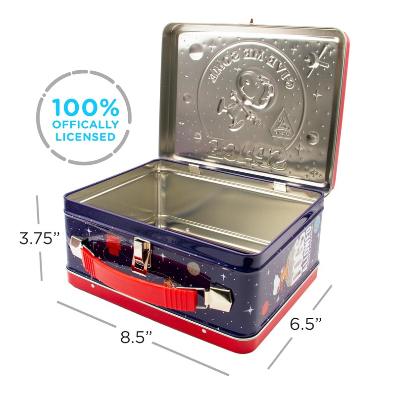 Aquarius Peanuts Artemis Tin Lunch Box