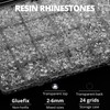 27500Pcs Transparent Clear Resin Rhinestones for Bedazzling Crafting, 2-6mm Mixed