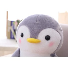 Nicole Knupfer Penguin Soft Toy Plush Toy, Penguin Cuddly Toy Animal Cushion Gift for Children/Adults (Penguin with Watermelon, 25 cm)