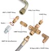 PTNHZ Universal Turbo Oil Feed Line Oil Return Line Oil