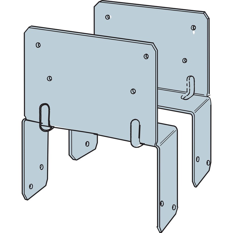Simpson Strong-Tie LPC4Z LPCZ ZMAX Galvanized Adjustable Post Cap for