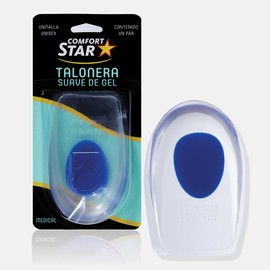 Taloneras de Gel Punto Azul: Alivio del Dolor de Espolón Calcáneo y Máxima Comodidad para Pies Sensibles, Unitalla