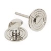 From the Anvil 83824 Round Bathroom Thumbturn-Polished Nickel