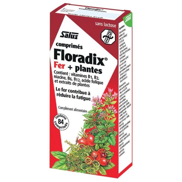 Salus Floradix Fer + Plantes comprimés