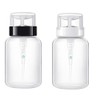 Leadigol 2PCS Nail Removal Bottle,200ml Nail Art Pump Dispenser Empty