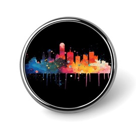 BESTORLOVE Pins Bulk Set Enamel Pins America Dallas City Watercolor Pins For Backpacks Patriotic State Location Custom Buttons Town Name Funny State Pride Lapel Pins Accessory For Men Women Girls