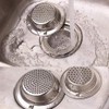 2Pcs Kitchen Sink Strainer Food Catcher, Stainless Steel Sink Garbage