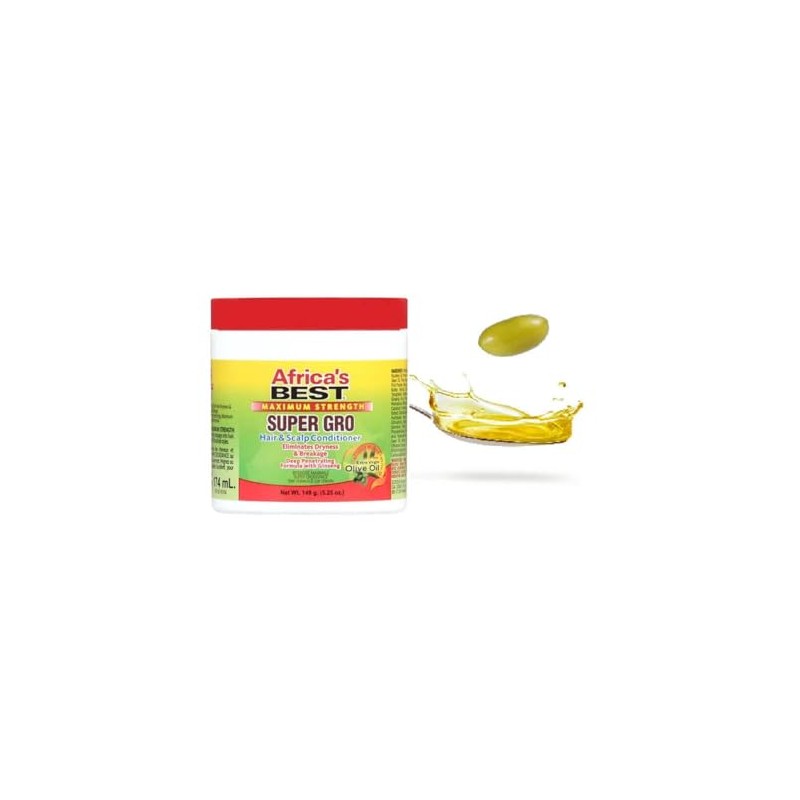 Africa's Best Maximum Strength Super Gro Hair & Scalp Conditioner,