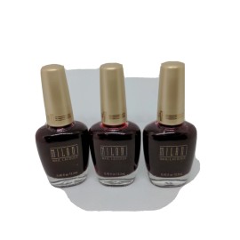 Milani Nail Polish 27 bella berry ,new ,lot of 3.net wt .45 oz.