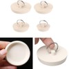 Naisfei 4 Pieces Drain Stopper, Bath Tub Drain Stoppers, Rubber