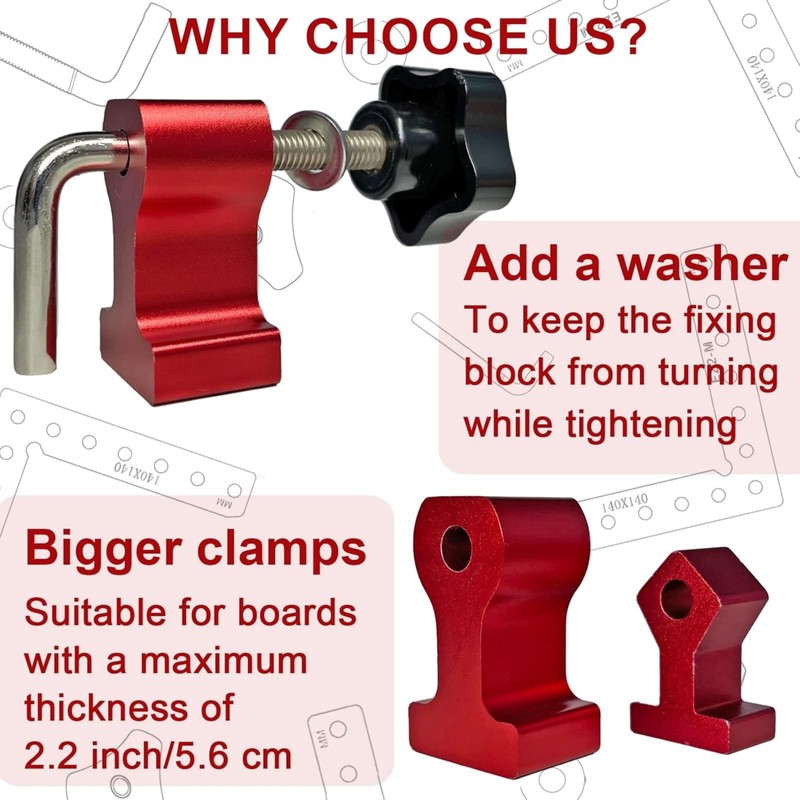 Ssumght 45/90 Degree Squares Angle Clamps, Corner Clamps for Woodworking
