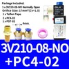 JVOZBZMWZ 1 pcs 3V210-08 3V210-08-NO 3V310-10-NC 3V310-10-NO 3 Way Normally