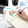 Plastic Ruler Set,10 Pcs 15cm Clear Ruler Transparent Straight Ruler
