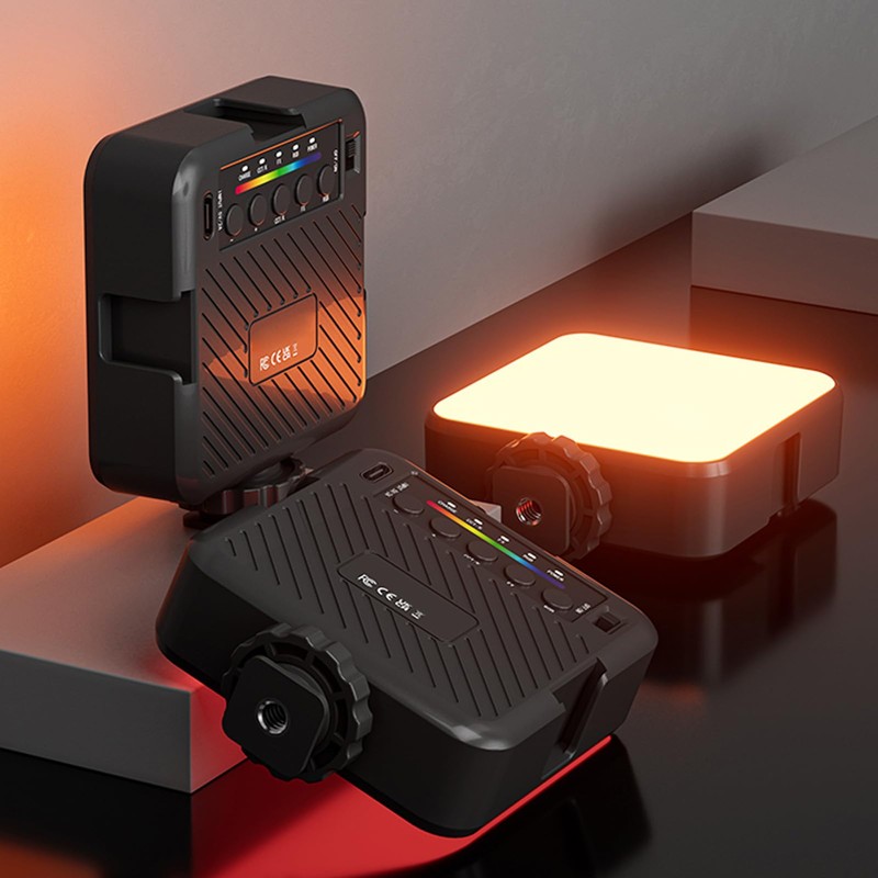 RGB Video Light, 3000 to 6500K Full Color LED Camera