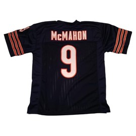 Jim McMahon Custom Jersey Stitched Blue Football New No Brand/Logos (US, Alpha, XX-Large, Regular, Regular, Blue)