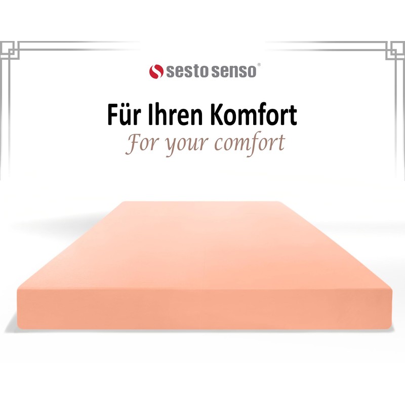 Sesto Senso Jersey Cotton Fitted Sheet 200 x 200 cm