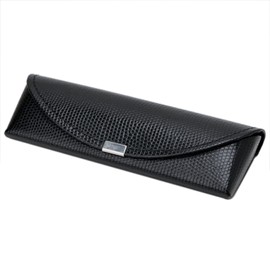 Pearl Glasses Case Semi-Hard Type Black SA-52S BL