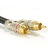 kenable XLR Adapter Plug to 2 x Phono RCA Plug