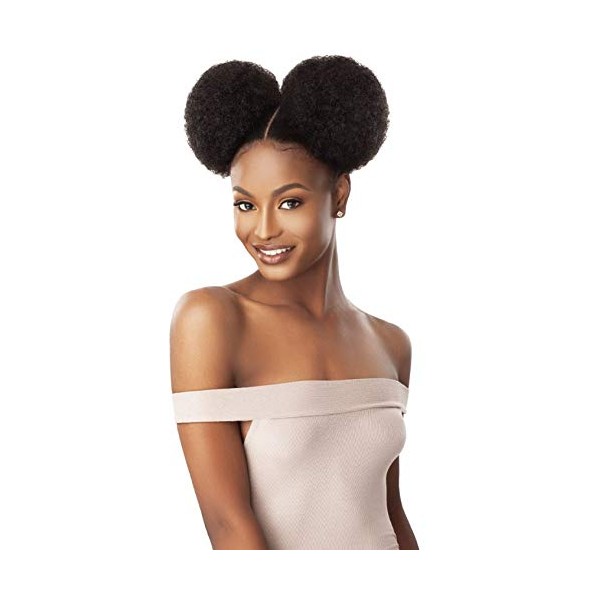 Outre Synthetic Quick Pony AFRO PUFF DUO LARGE (1B)
