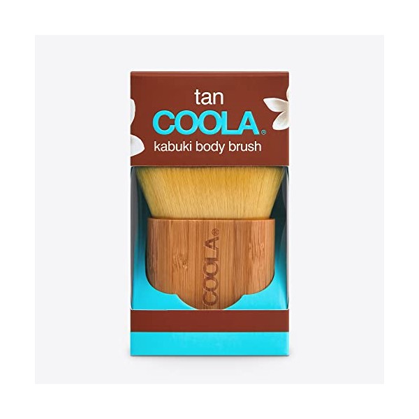 Coola Sunless Tan Kabuki Body Brush, Vegan Bristles with a