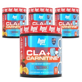 Bpi Sports CLA + Carnitine Fruit Punch, 4 packs, 350g / Bpi Sports CLA + 카르니틴 프루트 펀치, 4개, 350g