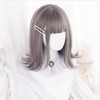 Eileen Gray Blue Wig, Natural Fluffy, Women's, Wig, Straight, Small