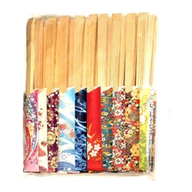 Made in Japan, 50 Pairs Chopsticks, With Kimono Bags, Cedar, Made in Japan (Japan Without Individual Wrapping) 9.4 inches (24 cm)