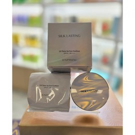 Enprani Silk Lasting UV Tone Up Sun Cushion 15g 2pcs 1 main product + 1 refill SPF50+ 284733 / 엔프라니 실크래스팅 유브이 톤업 선쿠션15g 2개 본품1+리필1 SPF50+ 284733