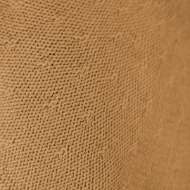 fiebig Fine Knit Basque with Rolled Edge, Beret in One Size, Made of Cotton, Lightweight Wool Basque in Many Colours, camel