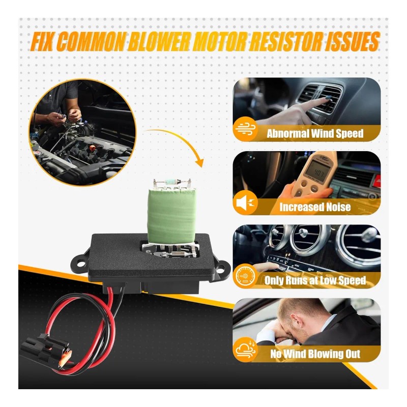 Resistencia De Ventilador Compatible Con Chevy Silverado Gmc
