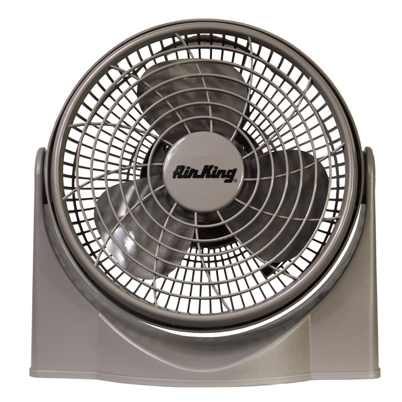 Air King 9530 9-Inch 3-Speed High Performance Pivot Fan, gray