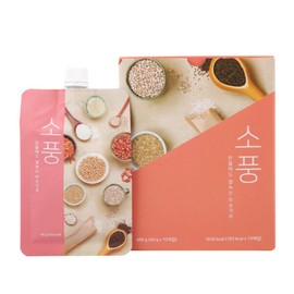 (Yoon Ji-young) Picnic sun food pouch domestic rice flour 400g (40g x 10 bags) / (윤지영)소풍 선식 파우치 국산미숫가루 400g (40g x 10봉)