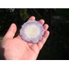 Ham8301 Amethyst slab round piece gemstone