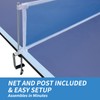 8/9ft Mid-Size Ping Pong Conversion Top with Net Set for