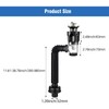 RODISHOMM Siphon Drain Pipe Kit for Sink, Odour-Proof Drain Fitting