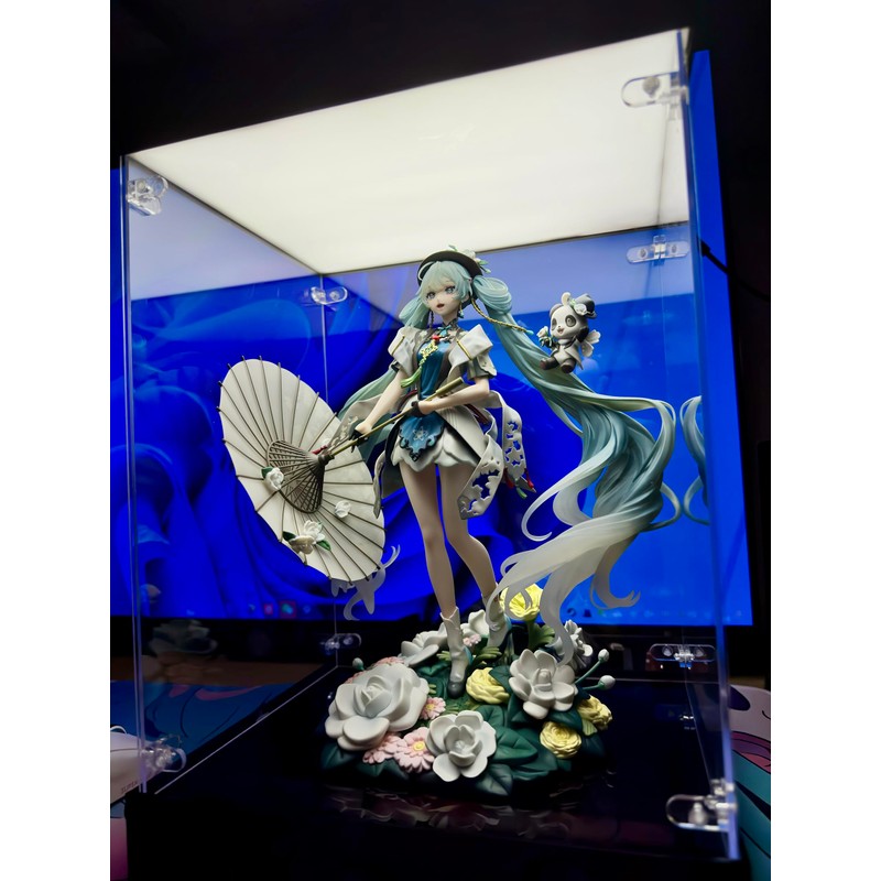 Lighted Display Box Clear Acrylic Box Lighted Alternate Glass Box