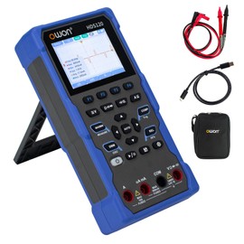 OWON HDS120 Oscilloscope 2 in 1 1MHz Handheld Multi Functional Oscilloscope Multimeters, 20000 Counts Digital multimeter 2.8 inch IPS screen Display Universal Test Instrument (oscilloscope+multimeter)