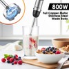 Immersion Blender Handheld for Kitchen,Emulsion Blender Handheld,12 Speed Electric Hand