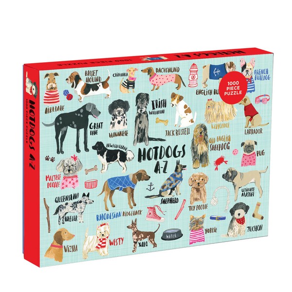 Mud Puppy 1000 Piece Puzzle | Hot Dogs