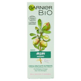Garnier Organic Argan Face Cream for Natural Face, Moisturising and Nourishing Argan Formula for Dry or Sensitive Skin, 1 Piece 50ml