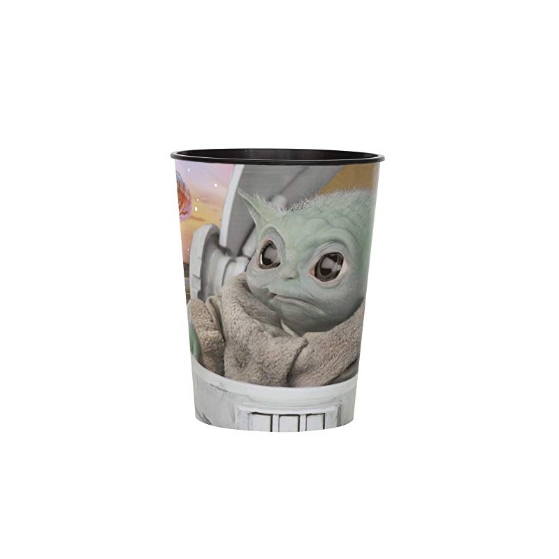 Multicolor Plastic Mandalorian The Child Stadium Cup (16 Oz.) 1