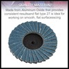 Hihaha 10pcs 2 Inch High Density Flap Disc Sanding Grinding