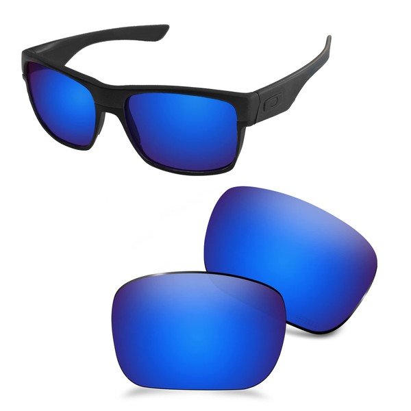 AOZAN ANSI Z87.1 - Lentes de repuesto compatibles con gafas de sol Oakley TwoFace OO9189, color azul capri