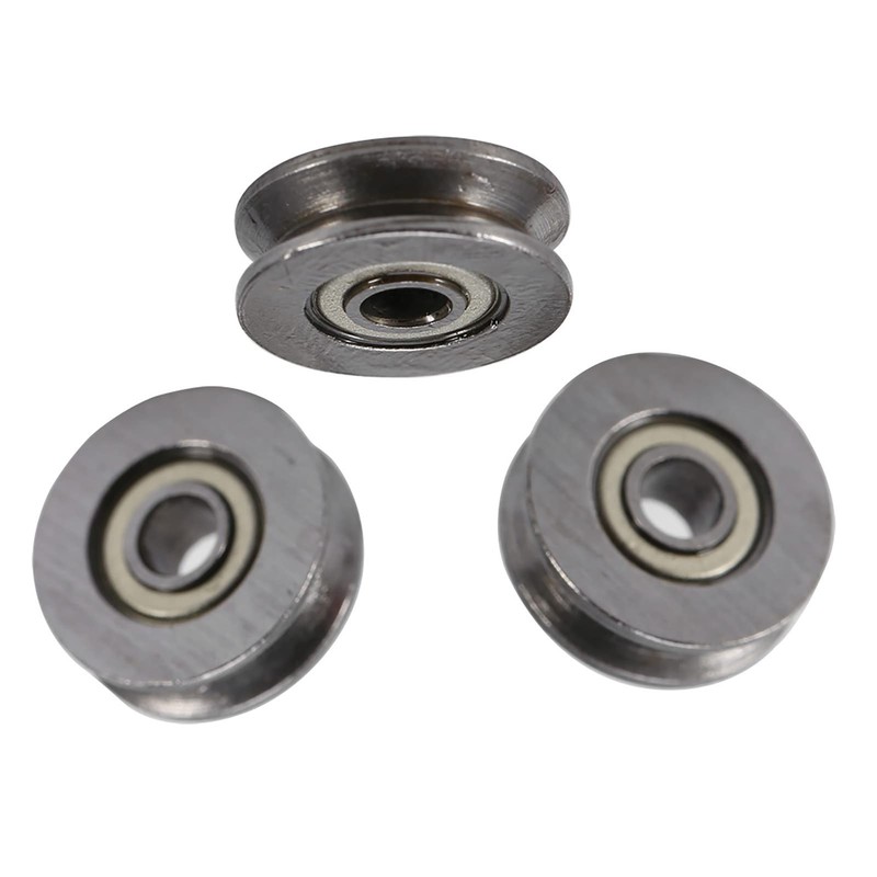 Fayelume 20 PCS Small Pulley, Small Bearings, V Groove Bearing,