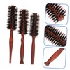 IWOWHERO 3Pcs Handle Bristle Hairbrush Detangling Round Hair Brush for