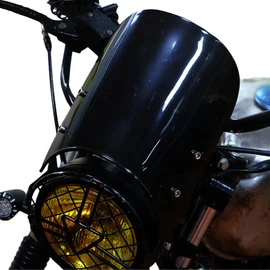 Motorcycle Motorcycle Wind Screen Meter Visor Universal Honda Yamaha Kawasaki Suzuki (Black)