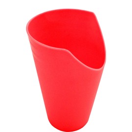 Pflegehome24® Drinking Cup with Nose Cut-Out, Red, Patient Cup, Drinking Aid