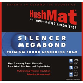 HushMat Silencer Megabond 1/2" Thick Sound Deadening & Thermal Insulation Foam - 11.5 Sq Ft. (20300)